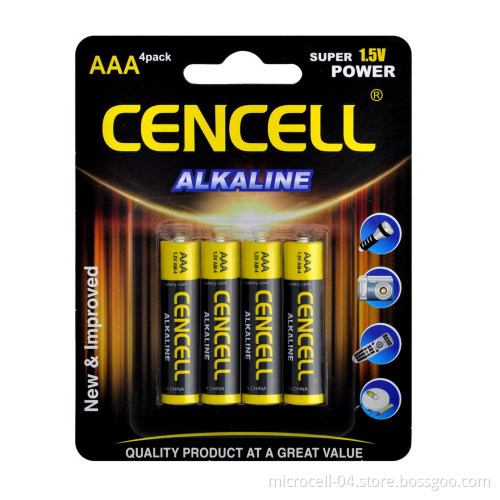 Super Power Alkaline AAA Lr03 Dry Battery
